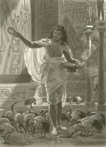 Fodring af den hellige ibis i Karnacs haller af Edward John Poynter