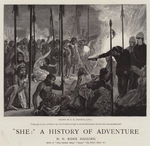 Hun, en historie om eventyr af Edward Killingworth Johnson