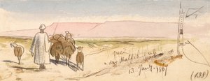 Et tørt halvlangt græs af Edward Lear