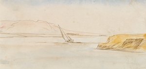 Båd på Nilen af Edward Lear