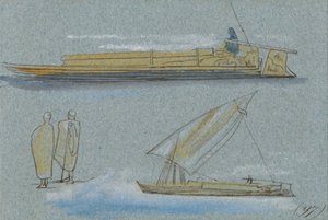 Både på Nilen af Edward Lear