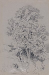 Burpham 4. oktober 1834 af Edward Lear