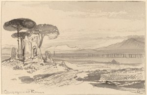 Roms landskab af Edward Lear