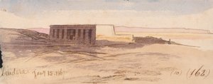 Dendera af Edward Lear
