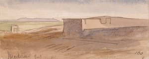 Dendera af Edward Lear