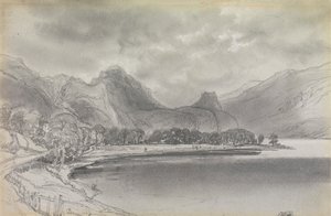 Derwentwater af Edward Lear