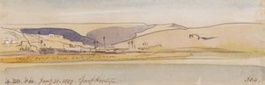 Garf Hosayn; kl. 16.20, 31. januar 1867 (304) af Edward Lear