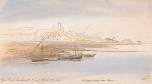Gebel Sheikh Embarak af Edward Lear