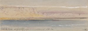 Gebel Sheikh Eredi, (duehuset i Er Raineh) af Edward Lear