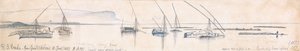 Gebel Sheikhs arvinger fra Gau el Kebir af Edward Lear