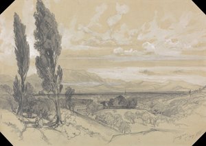 Genezzano, 17. maj 1838 af Edward Lear