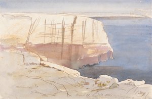 Gozo, i nærheden af Malta af Edward Lear