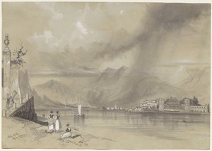 Isola Bella, Lago Maggiore, 1839. af Edward Lear
