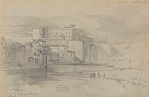 Øen Sora, 31. marts 1842 af Edward Lear