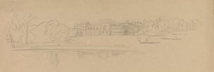 Knowsley Hall af Edward Lear