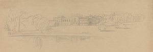 Knowsley Hall af Edward Lear