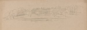 Knowsley Hall af Edward Lear