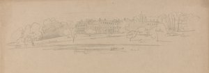 Knowsley Hall af Edward Lear