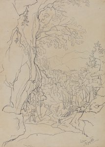 La Cava, 19. juli 1838 af Edward Lear