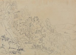 La Cava, 20. juli 1838 af Edward Lear