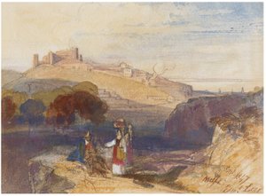 Melfi, Italien af Edward Lear