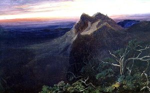 Morn Broadened on the Borders of Darkness (olie på lærred) af Edward Lear