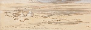 Nær Beer El Abt, kl. 16.30, 28. marts 1867 (23) af Edward Lear