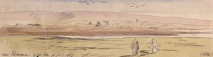 I nærheden af Ekhmim af Edward Lear