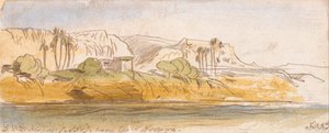 I nærheden af Garf Hosayn af Edward Lear