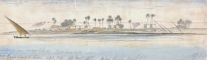 I nærheden af Gezir Sherg el Hian af Edward Lear
