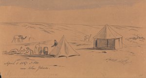 I nærheden af Khan Yunas af Edward Lear