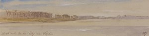 Nær Tapha, kl. 9.45, 31. januar 1867 (287) af Edward Lear