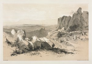Olevano af Edward Lear