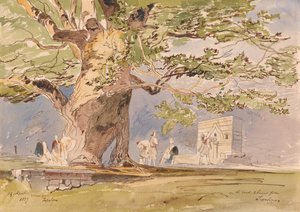 På vejen, to timer fra Tepelene, 19. april 1857 af Edward Lear