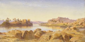 Philae, Egypten af Edward Lear