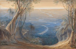 De bengalske sletter, set fra Siligoree af Edward Lear