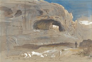 Rocky Valley of Mosta, Malta, kl. 13.30 (3. april 1866) af Edward Lear