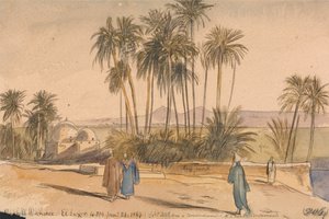 Sheikh El Wachshee, El Luxor af Edward Lear