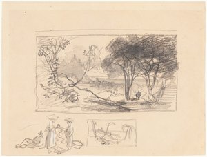 Skitser fra Italien [forsiden] af Edward Lear