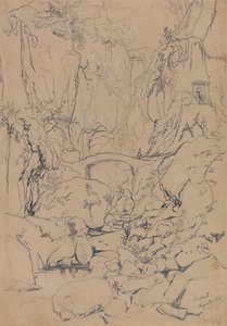 Sorrento af Edward Lear
