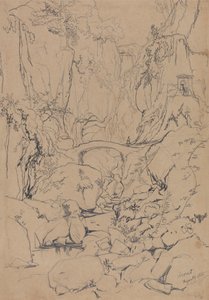 Sorrento af Edward Lear