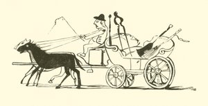Kosten, skovlen, pokeren og tangen (gravering) af Edward Lear