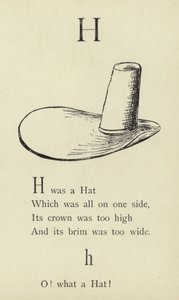 Bogstavet H af Edward Lear