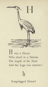 Bogstavet H af Edward Lear