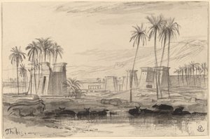 Theben, 18841885. af Edward Lear