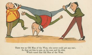 Der var en gammel mand fra Vesten, som aldrig kunne få hvile, fra 