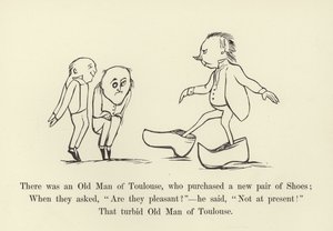 Der var en gammel mand fra Toulouse, som købte et par nye sko af Edward Lear