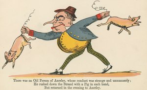 Der var en gammel person fra Anerley, hvis opførsel var mærkelig og umanerlig, fra 