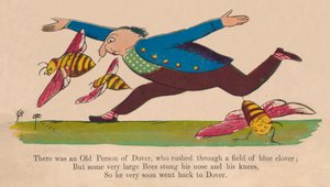 Der var en gammel person fra Dover..., c1840