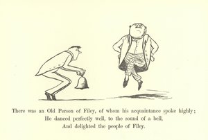 Der var en gammel mand fra Filey, som hans bekendte talte meget om. af Edward Lear